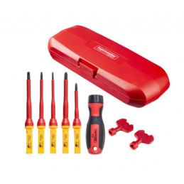 Set 8 surubelnite izolate VDE 1000V cu maner unic TMP