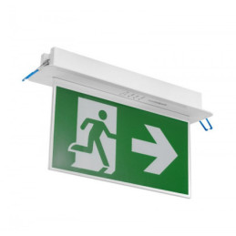CORP ILUMINAT DE SIGURANTA LED 3W 180MIN PERM IP43 PT RIGIPS