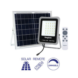 PROIECTOR CU LED FL, SOLAR+TELECOMANDA, DIM P:50W, C:15W, 6500K IP65