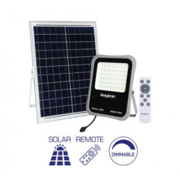 PROIECTOR CU LED FL, SOLAR+TELECOMANDA, DIM P:300W, C:90W, 6500K IP65