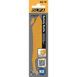 Cutter Auto-Lock OLFA SK 15, SIGURANȚĂ, certificat NSF, 1 buc