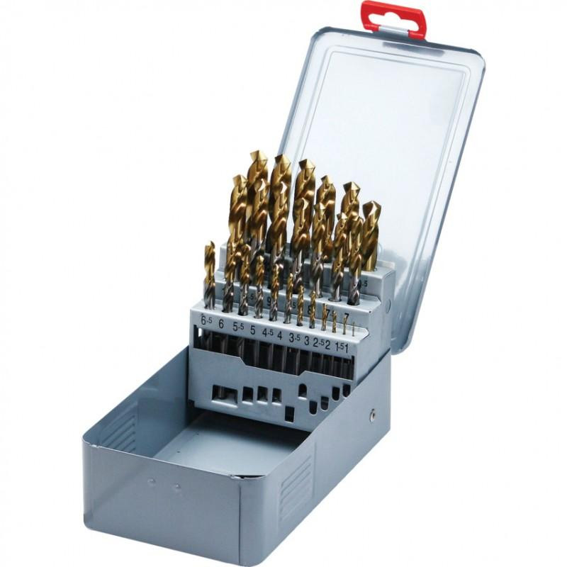 SET BURGHIE DIN338 CO 5% - 1-10mm, 19 BUC