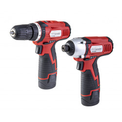 Set bormasina + surubelnita cu impact 12V 2x1.5Ah RD-CDIDL01