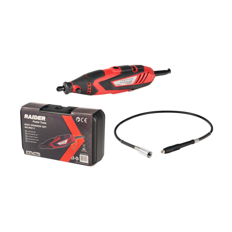 Set mini polizor drept 135W viteza variabila 40 acc. RD-MG11