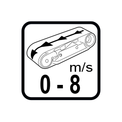 Slefuitor cu banda 1200W 100x610mm RDI-BS08