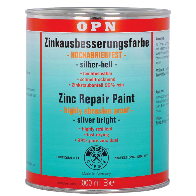 Vopsea de reparare zinc OPN 68250, argintiu strălucitor, 1 L