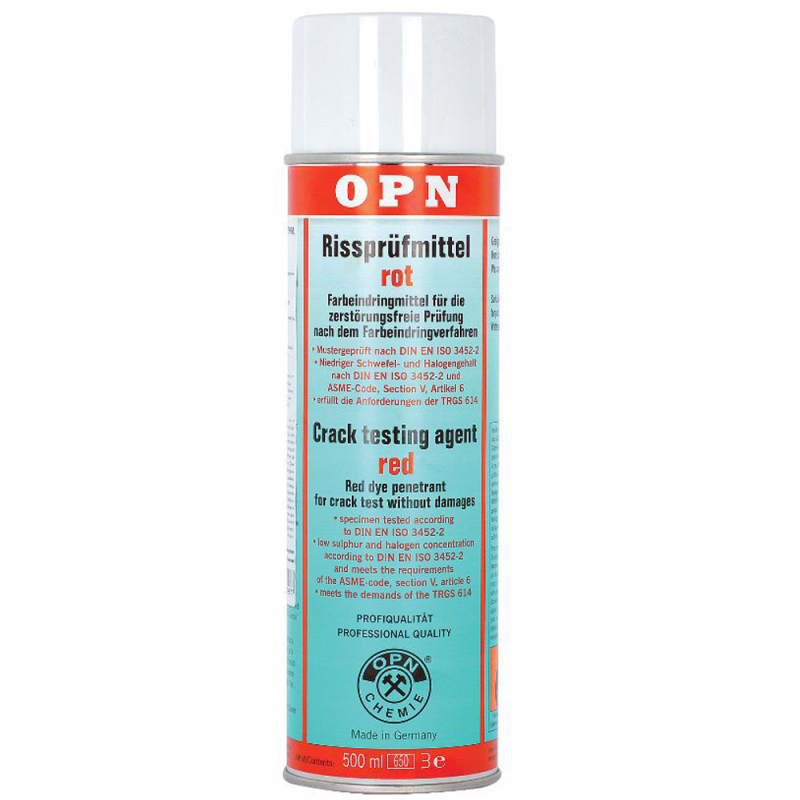 Dezvoltător pentru test de fisurare fără deteriorări OPN 64100, roșu, 500 ml