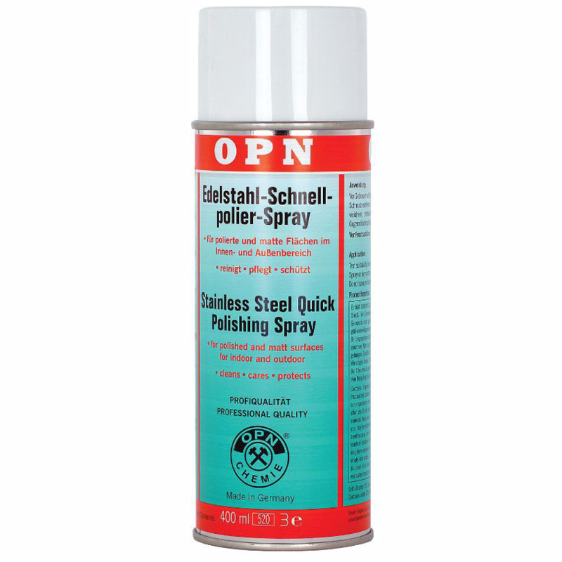 Spray de lustruire rapidă din oțel inoxidabil OPN 63236, 400 ml