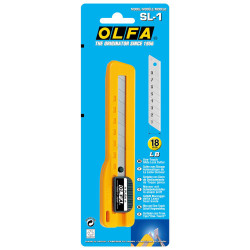 Cuttere cu blocare automată HEAVY, OLFA SL 1, 18 mm, LB, LBB