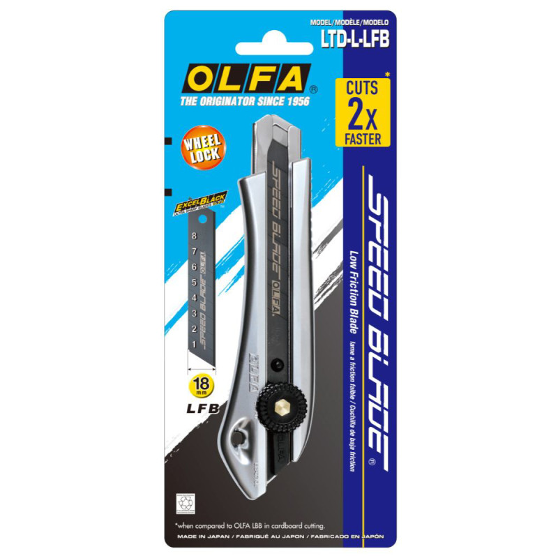 Cutter cu blocare automată HEAVY, OLFA LTD L LFB, 18 mm, LFB, LBB, LB