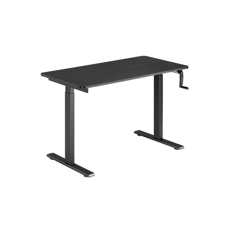 Birou reglabil pe inaltime negru 720x1200